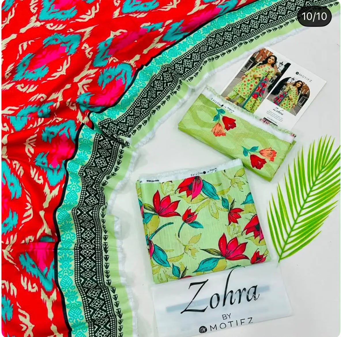 Motifz Zohra Unstitch 3-Piece Digital Printed Khaddar Suit – Winter Collection