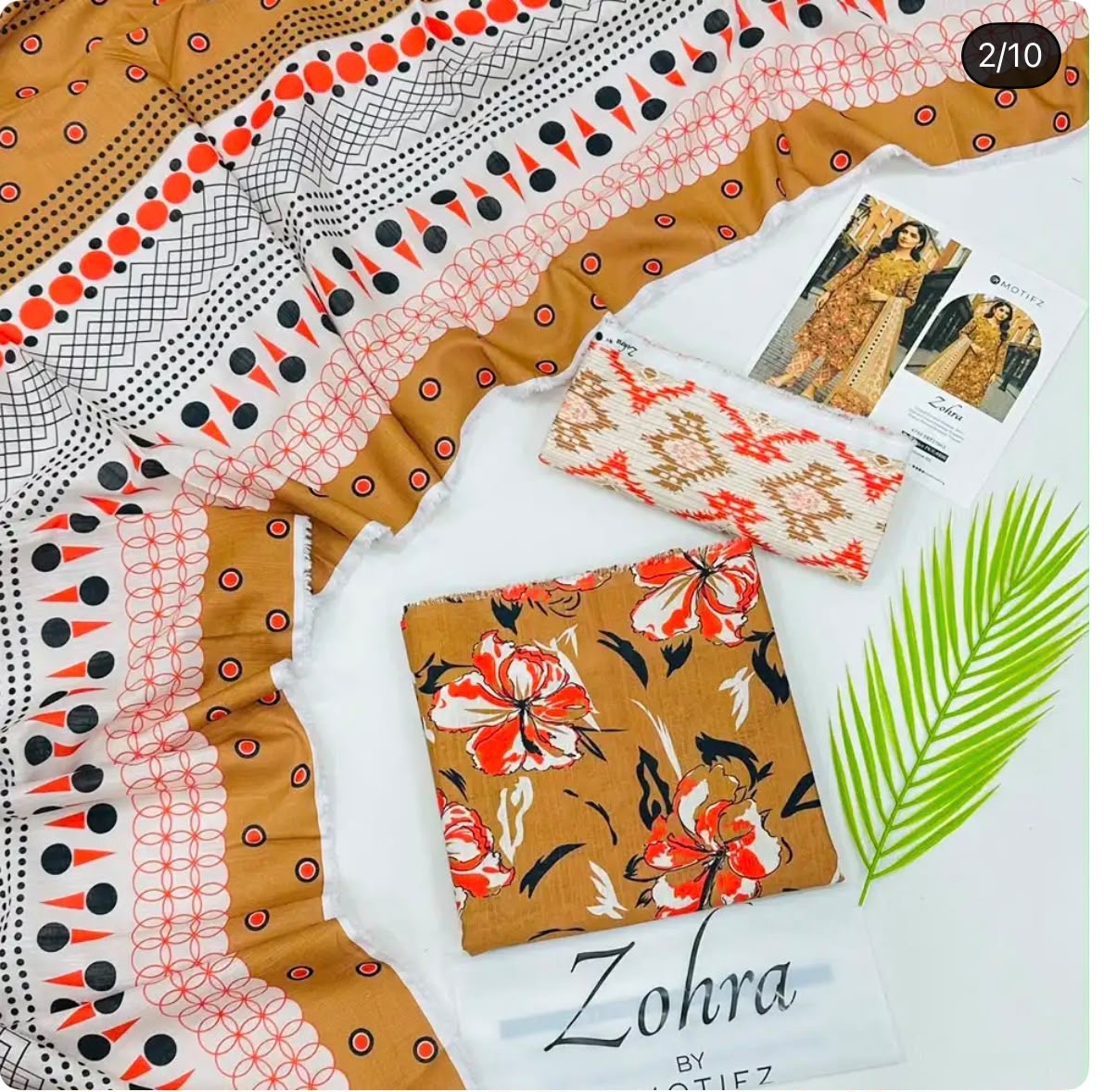 Motifz Zohra Unstitch 3-Piece Digital Printed Khaddar Suit – Winter Collection
