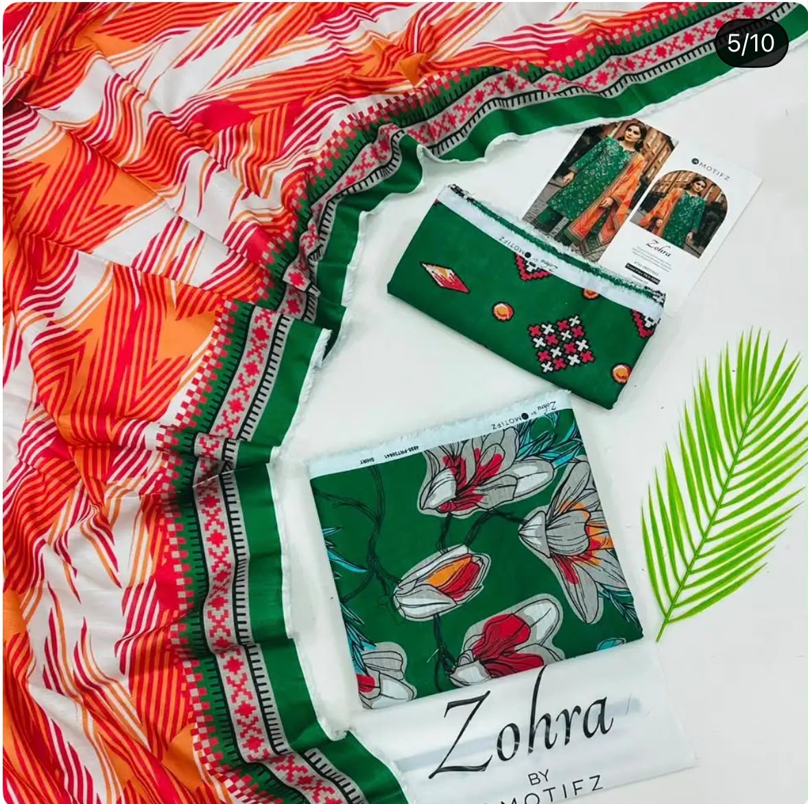 Motifz Zohra Unstitch 3-Piece Digital Printed Khaddar Suit – Winter Collection