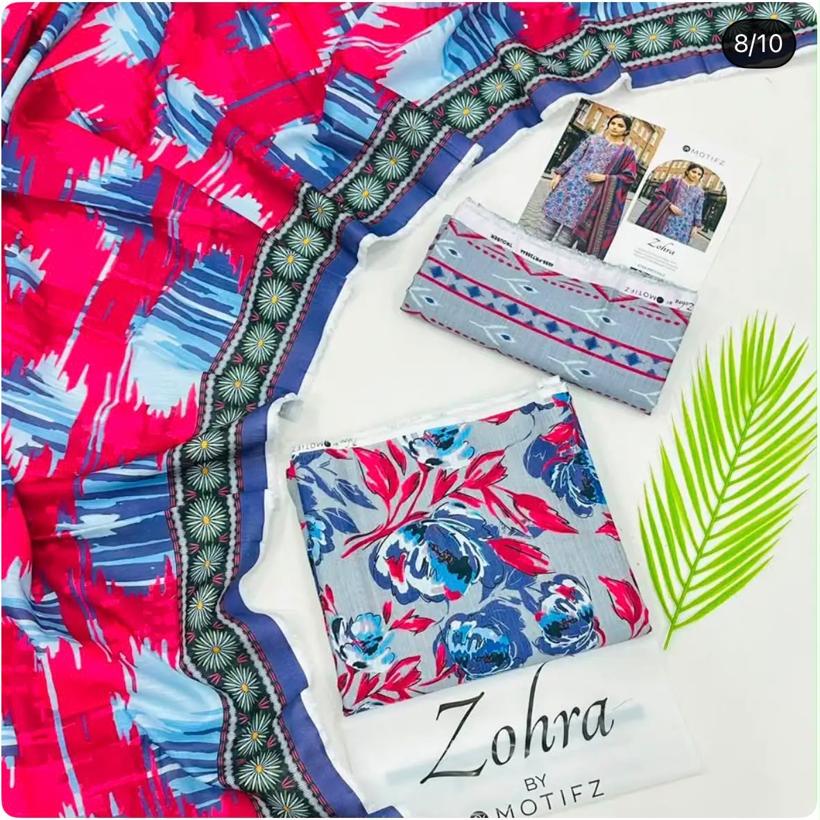 Motifz Zohra Unstitch 3-Piece Digital Printed Khaddar Suit – Winter Collection